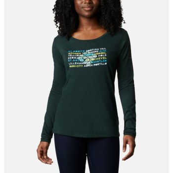 Columbia Sweater Dames, Blustery Peak Long Sleeve Groen, 85MNQLCFD